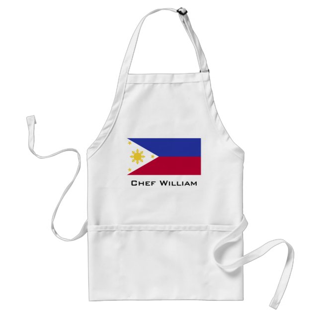 Phillipines flagga förkläde (Framsidan)