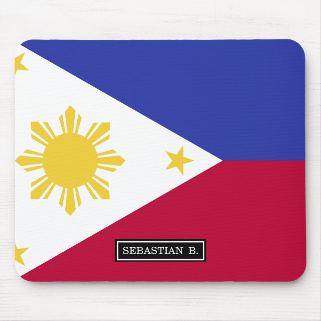 Phillipines flagga musmatta (Framsidan)