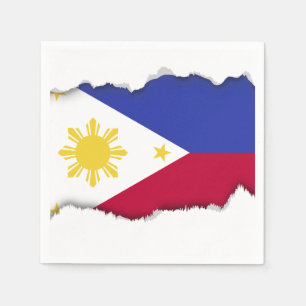 Phillipines flagga pappersservett