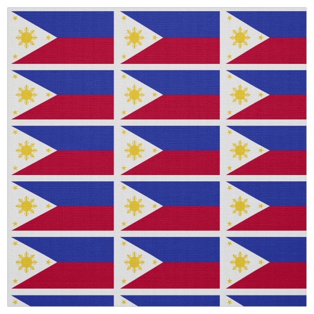 Phillipines flagga tyg (Provkarta)