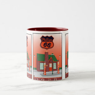 Phillips 66 Två-Tonad mugg