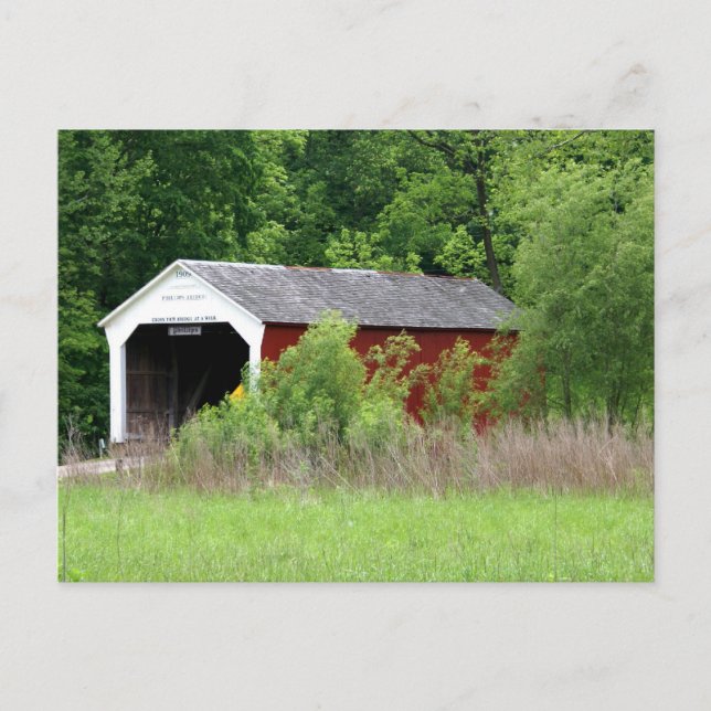 Phillips Covered Bridge Vykort (Framsida)