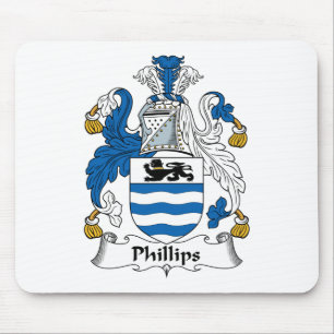 Phillips familjvapensköld musmatta