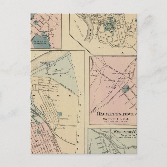 Phillipsburg, NJ Vykort (Framsida)