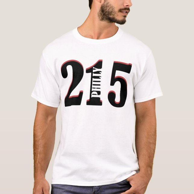Philly 215 t-shirt (Framsida)