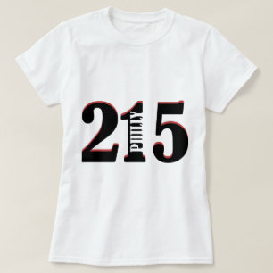 Philly 215 tee shirt