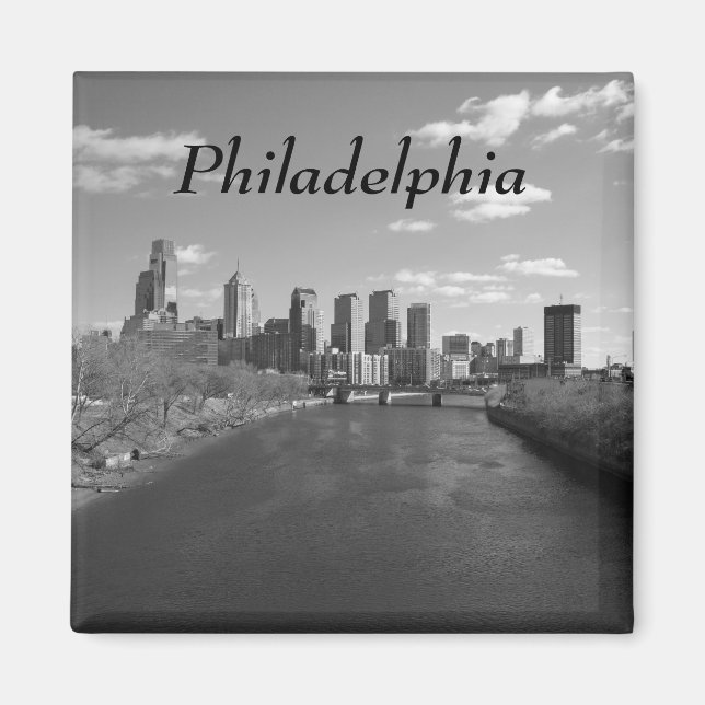 Philly b/w magnet (Framsidan)