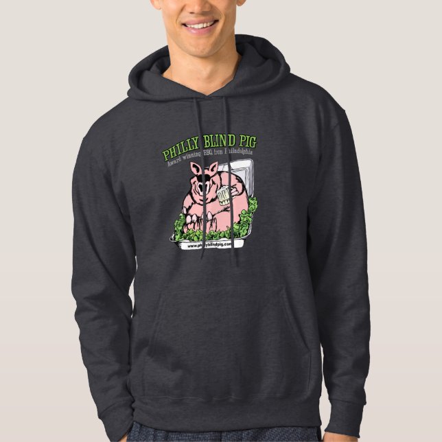 Philly Blind Gris BBQ Hoodie (Framsida)