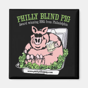 Philly Blind Gris BBQ Magnet