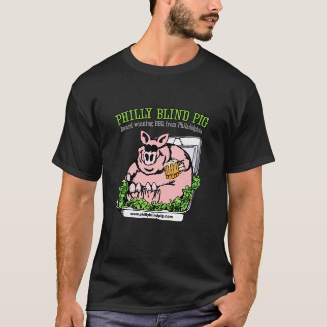 Philly blind grisBBQ T Shirt (Framsida)