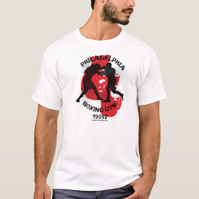 Philly boxning tee shirt (Framsida)