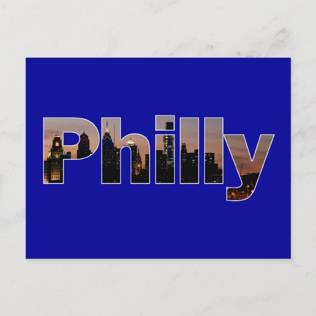Philly Brev Postcard Vykort (Framsida)
