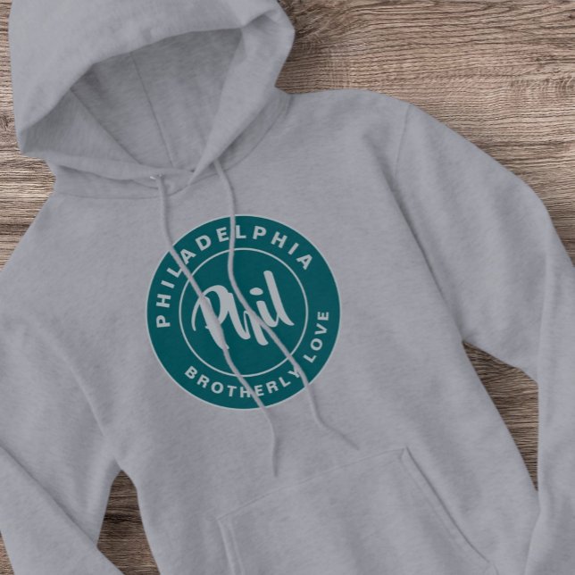 Philly Brotherly Kärlek Culture Grönt Vintage Hoodie (Skapare uppladdad)