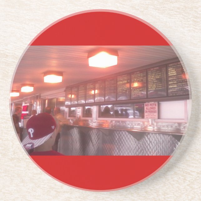 Philly Cheesesteakkustfartyg Underlägg (Framsidan)