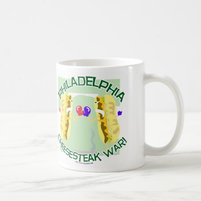 Philly Cheesteak Krig Kaffemugg (Höger)