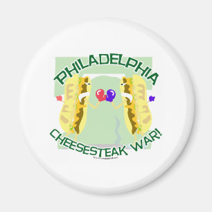 Philly Cheesteak Krig Magnet
