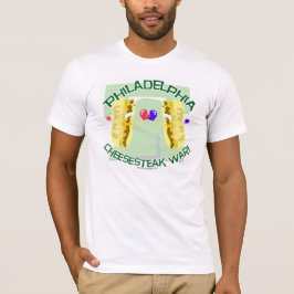 Philly Cheesteak Krig T-shirt