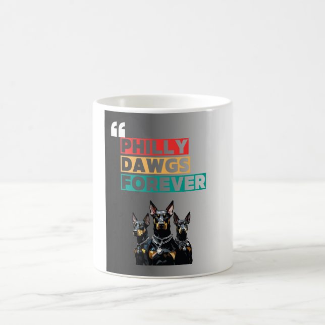 Philly Dawgs Forever Mug – Philly Pride Coffee Kaffemugg (Center)