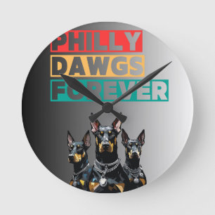 Philly Dawgs Forever Väggur – Philly Stolthet