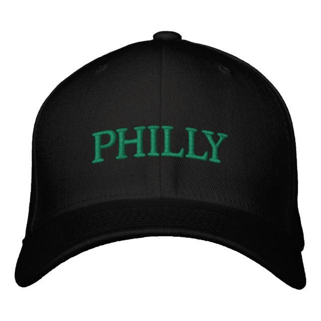 PHILLY EMBROIDERED BASEBALL CAP BRODERAD KEPS (Framsida)