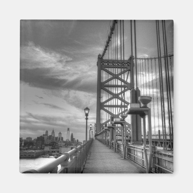 Philly från bron magnet (Framsidan)
