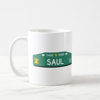 Philly-gatuskylt Kaffe Mugg: För DIN adress! Kaffemugg