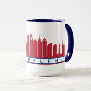 Philly horisontmugg 2019 i röd vit & blått mugg
