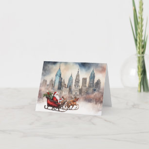Philly jul Card med Santa & Reindeer Helgkort