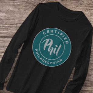 Philly Kärlek Philadelphian Midnight Grönt T-Shirt