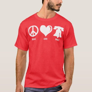 Philly Liberty Bell Brotherly Kärlek Philadelphia T Shirt