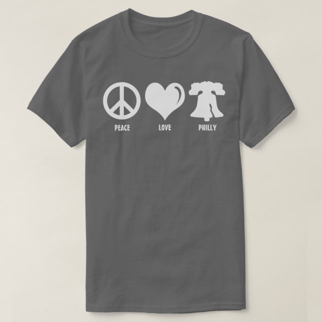 Philly Liberty Bell Brotherly Kärlek Philadelphia  T Shirt (Design framsida)