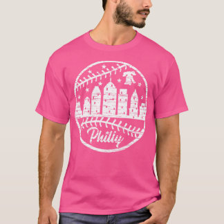 Philly Liberty Bell Skyline Baseball Snöre Philade T Shirt
