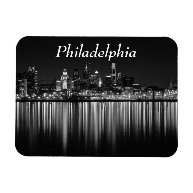 Philly night b/w magnet (Horisontell)