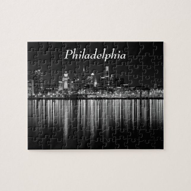 Philly night b/w pussel (Horisontell)