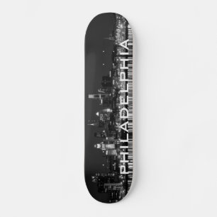 Philly night b/w skateboard bräda 21,5 cm