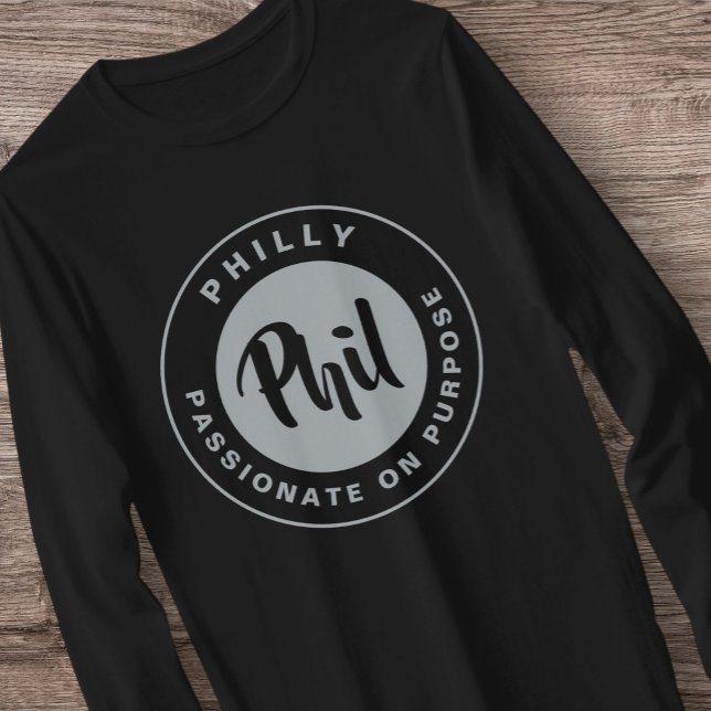 Philly Passion Phan Black Vintage Retro T-Shirt (Skapare uppladdad)