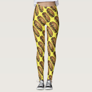 Philly Philadelphia Cheese Steak Cheesesteak Food Leggings