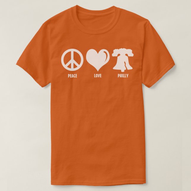 Philly Philadelphia Liberty Bell Älskare T Shirt (Design framsida)