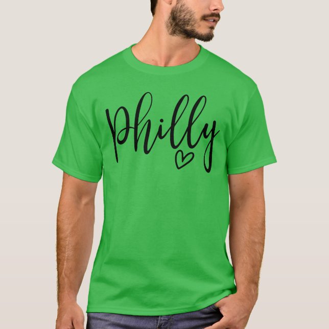 Philly Philadelphia Mitt hem Kärlek Philadelphia T Shirt (Framsida)