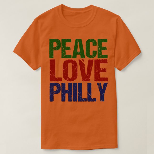 Philly Philadelphia-Pridet T Shirt (Design framsida)