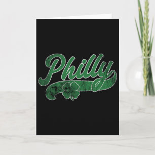Philly Philadelphia Shamrock St. Patrick's Day Gif Kort
