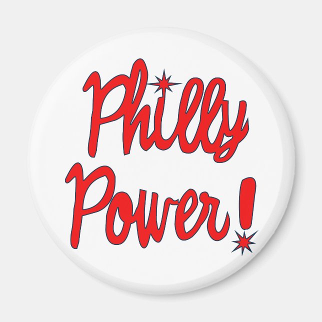 Philly Power! T-shirts, Hoodies, Baseball Tees Magnet (Framsidan)