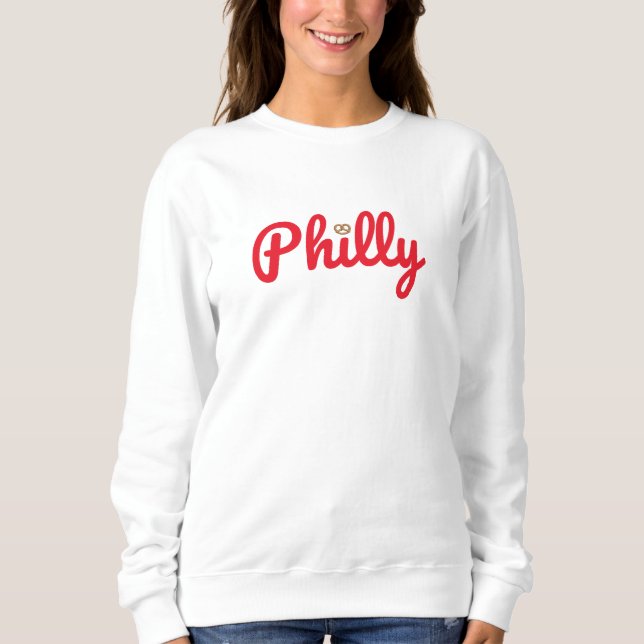 Philly Pretzel CrewnackSweatshirt T Shirt (Framsida)