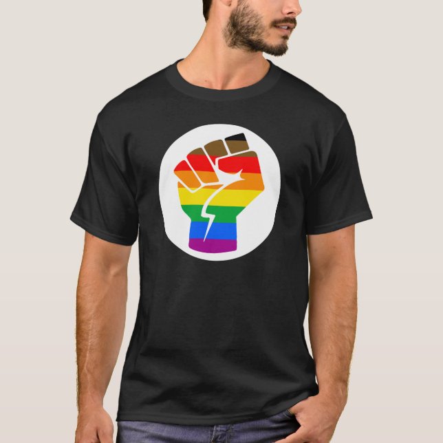 Philly Pride Fist T Shirt (Framsida)