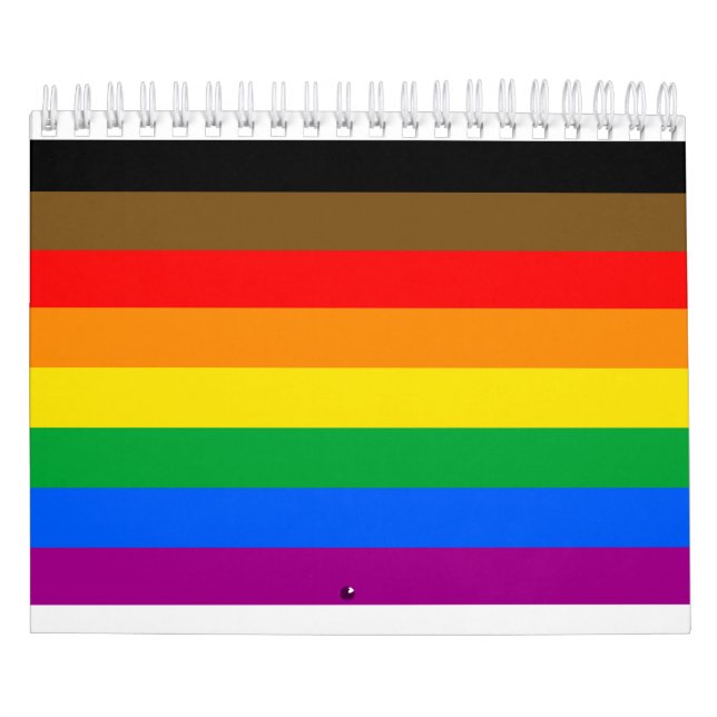 Philly Rainbow Pride Flagga Kalender (Omslag)