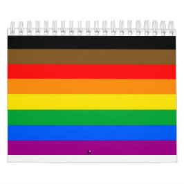 Philly Rainbow Pride Flagga Kalender