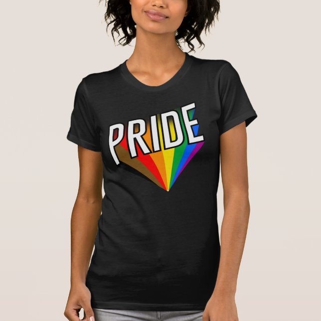 Philly Rainbow Pride T Shirt (Framsida)