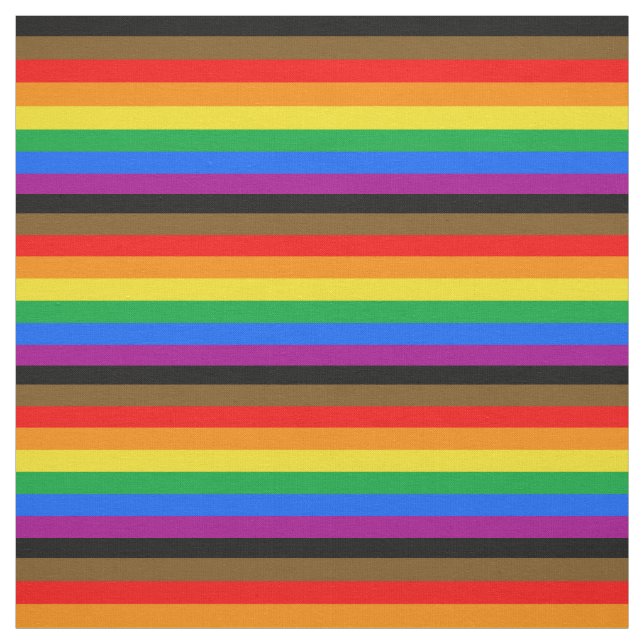 Philly Regnbågsstolthetsflagga Tyg (Provkarta)