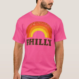 Philly Retro Vintage Rainbow Philadelphia T Shirt