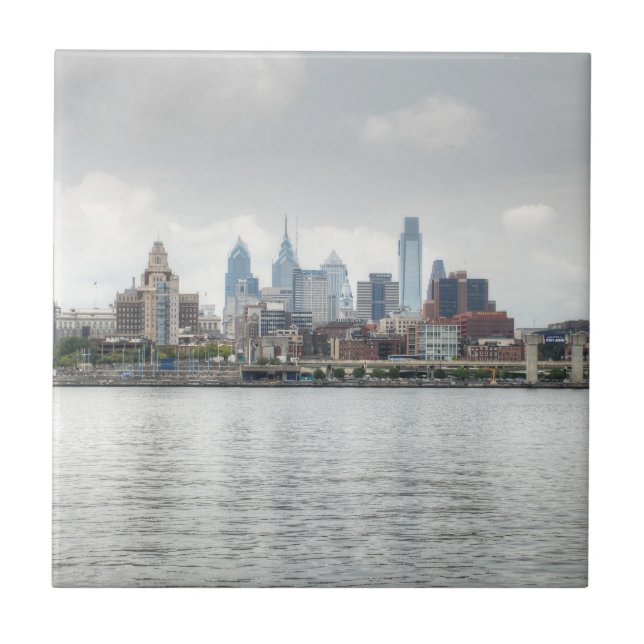Philly skyline 2 kakelplatta (Framsidan)